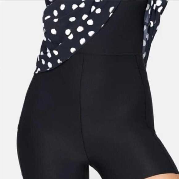 Black and white polka dot Outdoor Voices dress. Size L - Picture 5 of 14